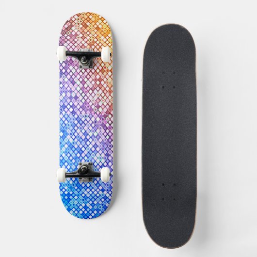 Diamond Sparkle Ombre Persoonlijk Skateboard (Voorkant)
