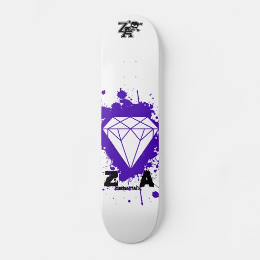 Diamond Splat Splat Persoonlijk Skateboard (Voorkant)