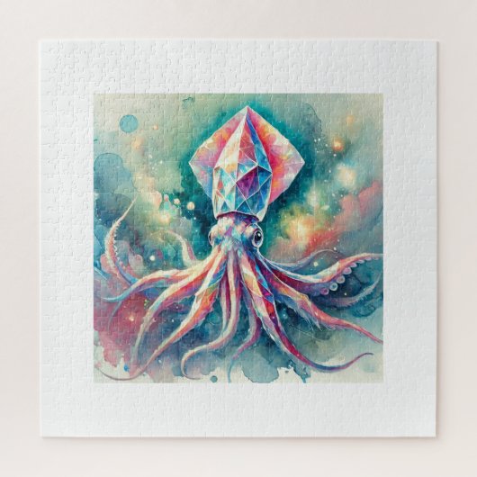 Diamond Squid Serenity 310824AREF127 - Watercolor Legpuzzel (Verticaal)