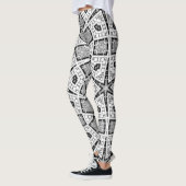 Diamond Star Loops Womens Custom Leggings (Links)