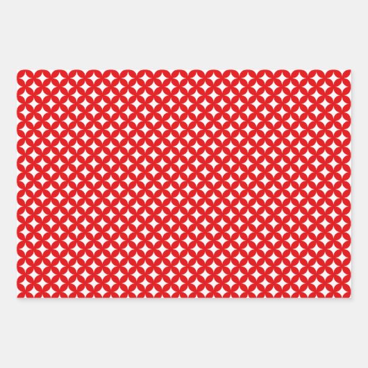 Diamond Star op zwart, rood en wit inpakpapier (Voorkant 3)