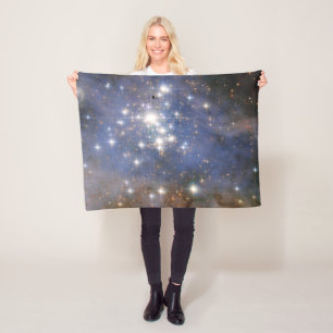 Diamond Stars in Carina Nevel Hubble Space Fleece Deken