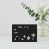 DIAMOND STARS MONOGRAM VISITEKAARTJE (Staand voorkant)