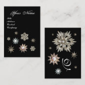 DIAMOND STARS MONOGRAM VISITEKAARTJE (Voorkant / Achterkant)