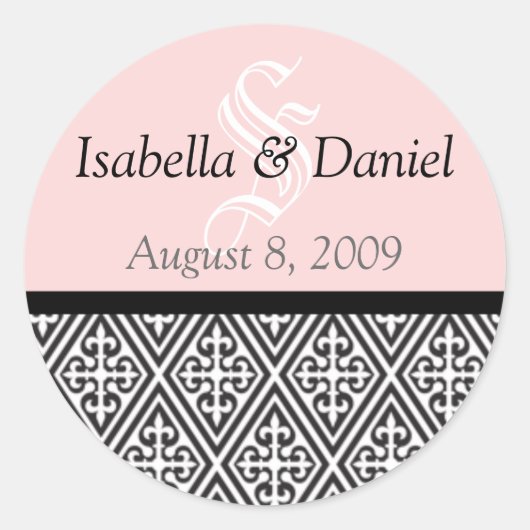 Diamond Stickers Monograms Gifts Seals (Voorkant)