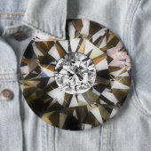 DIAMOND STUD-Button Ronde Button 6,0 Cm (In situ)