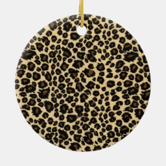 Diamond-Studded Jaguar Keramisch Ornament (Achterkant)