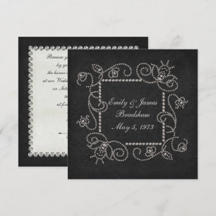 Diamond Studded Vow Renewal Kaart