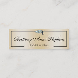 Diamond Studling Afstudeerder Pet Roos Gold Callin Contactkaartje