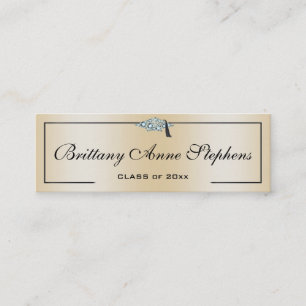 Diamond Studling Afstudeerder Pet Roos Gold Callin Contactkaartje