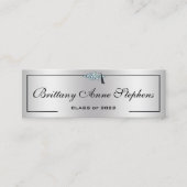 Diamond Studling Afstudeerder Pet Silver 2 Calling Contactkaartje (Voorkant)