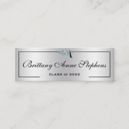 Diamond Studling Afstudeerder Pet Silver 2 Calling Contactkaartje