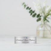 Diamond Studling Afstudeerder Pet Silver 2 Calling Contactkaartje (Staand voorkant)