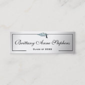 Diamond Studling Afstudeerder Pet Silver Calling C Contactkaartje (Voorkant)