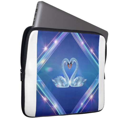  Diamond Swan Electronics Bag Laptop Sleeve (Voorkant Rechts)