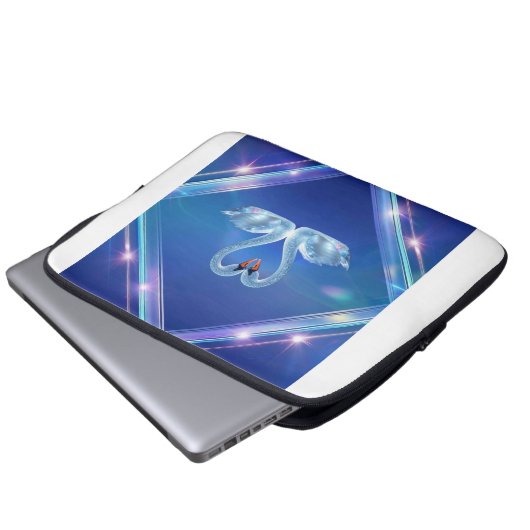  Diamond Swan Electronics Bag Laptop Sleeve (Voorkant onderkant)