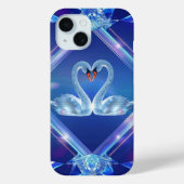  Diamond Swans iPhone / iPad hoesje (Achterkant)