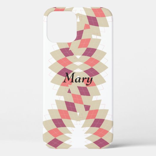 Diamond Swirl Pattern Case-Mate iPhone Case (Achterkant)