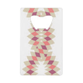 Diamond Swirl Pattern Creditkaart Flessenopener (Voorkant)