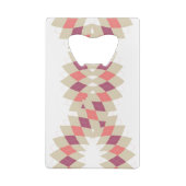 Diamond Swirl Pattern Creditkaart Flessenopener (Achterkant)