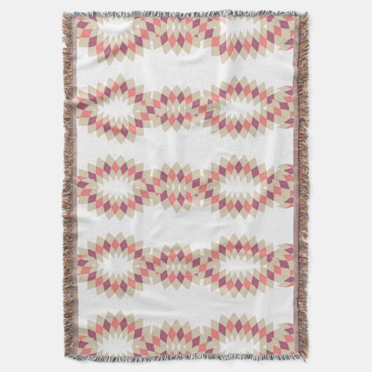 Diamond Swirl Pattern Deken (Voorkant Verticaal)