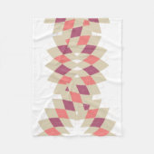 Diamond Swirl Pattern Fleece Deken (Voorkant)