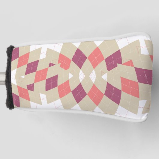 Diamond Swirl Pattern Golfheadcover (Voorkant)