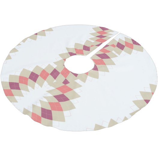Diamond Swirl Pattern Kerstboom Rok (Gekanteld)