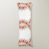 Diamond Swirl Pattern Lichaamskussen (Voorkant Verticaal)