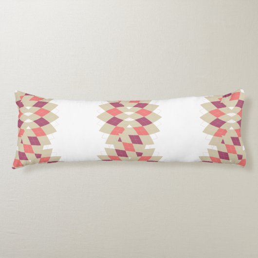 Diamond Swirl Pattern Lichaamskussen (Voorkant)