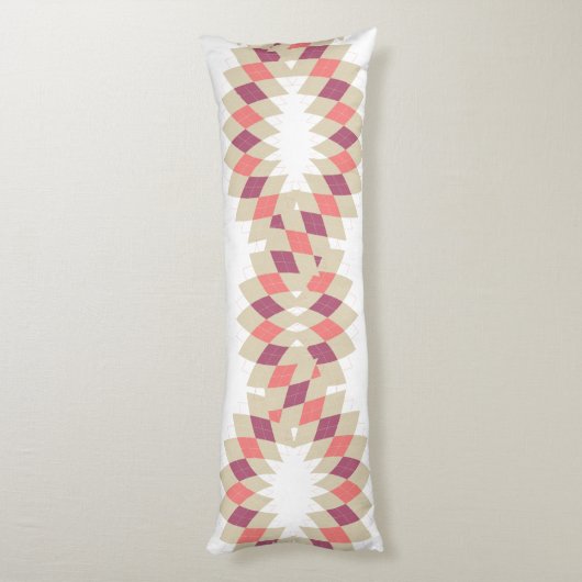 Diamond Swirl Pattern Lichaamskussen (Achterkant (Verticaal))