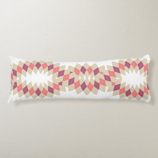 Diamond Swirl Pattern Lichaamskussen (Voorkant)