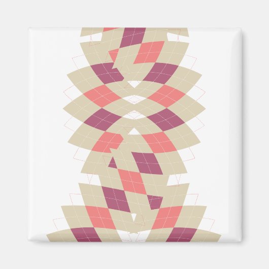 Diamond Swirl Pattern Magneet (Voorkant)