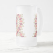 Diamond Swirl Pattern Matglas Bierpul (Voorkant rechts)