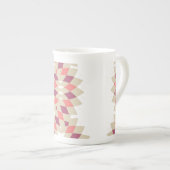 Diamond Swirl Pattern Porselein Kop (Voorkant rechts)