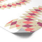 Diamond Swirl Pattern Poster (Hoek)