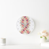 Diamond Swirl Pattern Ronde Klok (Huis)
