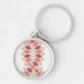 Diamond Swirl Pattern Sleutelhanger (Voorkant)