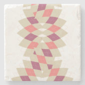 Diamond Swirl Pattern Stenen Onderzetter (Voorkant)