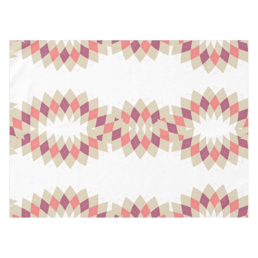 Diamond Swirl Pattern Tafelkleed (Voorkant (Horizontaal))
