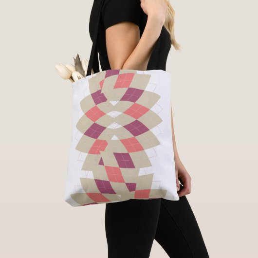 Diamond Swirl Pattern Tote Bag (Dichtbij)