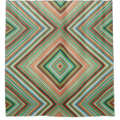 Diamond Tartan Shower Curtain Douchegordijn (Voorkant)