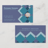 Diamond Tegel Decorator met Logo Visitekaartje (Voorkant / Achterkant)