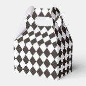 Diamond Tegel Zwart-wit Bedankdoosjes (Achterkant)