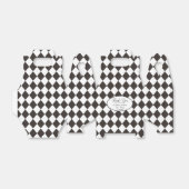 Diamond Tegel Zwart-wit Bedankdoosjes (Uitgevouwen)