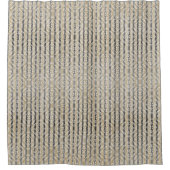 Diamond Tegels en Stripes Pattern Douchegordijn (Voorkant)