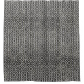 Diamond Tegels en Stripes Pattern Douchegordijn (Voorkant)