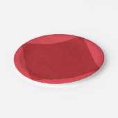 Diamond Texture Red Party Bord -  (Gekanteld)