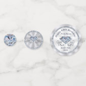 Diamond Thema Gepersonaliseerd, Gelukkige Verjaard Confetti (Voorkanten)