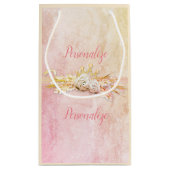 Diamond tiara roze roos girly klein cadeauzakje (Achterkant)